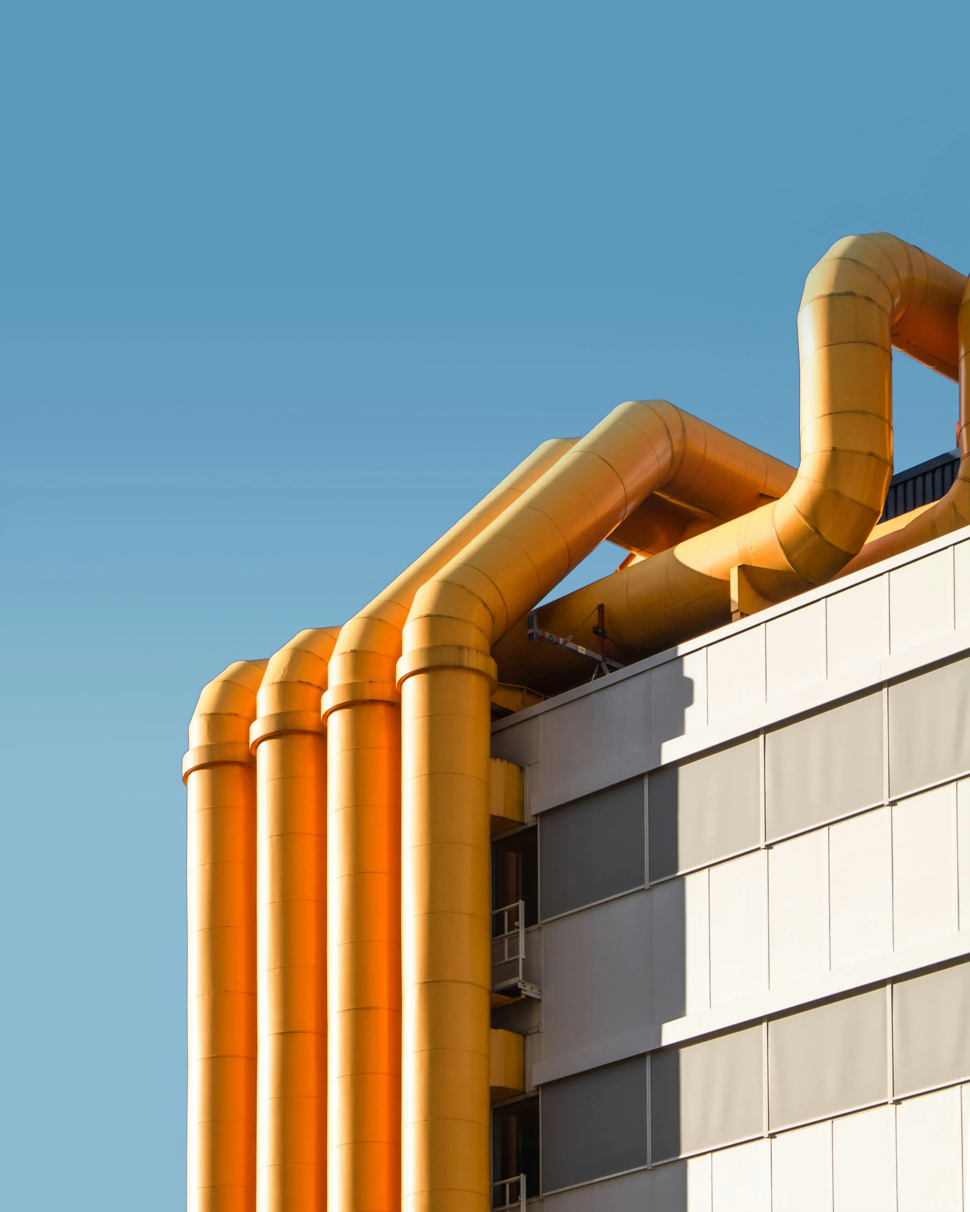 yellow ducts